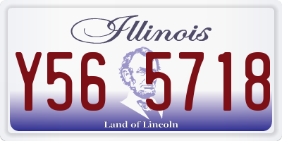 IL license plate Y565718