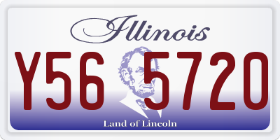 IL license plate Y565720