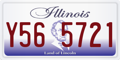IL license plate Y565721