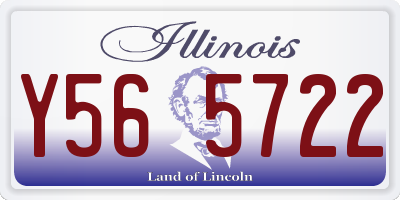 IL license plate Y565722