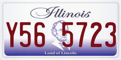 IL license plate Y565723