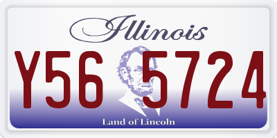 IL license plate Y565724