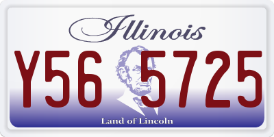 IL license plate Y565725