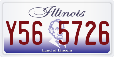 IL license plate Y565726