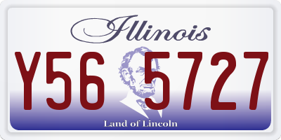 IL license plate Y565727