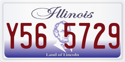 IL license plate Y565729