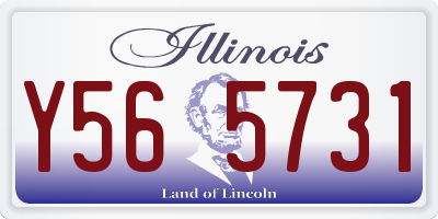 IL license plate Y565731