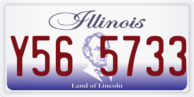 IL license plate Y565733