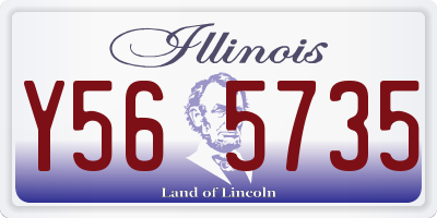 IL license plate Y565735