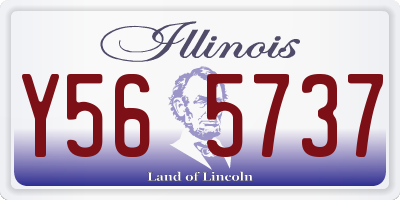 IL license plate Y565737