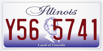 IL license plate Y565741