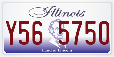 IL license plate Y565750