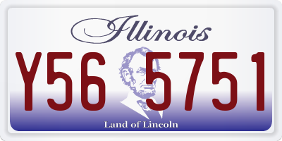 IL license plate Y565751