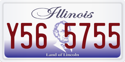 IL license plate Y565755