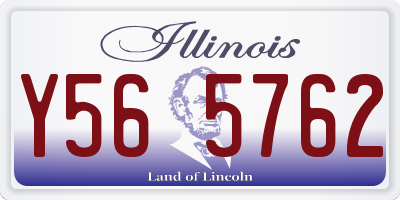 IL license plate Y565762