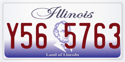 IL license plate Y565763
