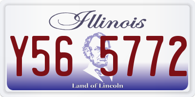 IL license plate Y565772