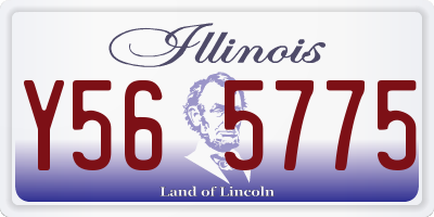 IL license plate Y565775