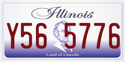 IL license plate Y565776