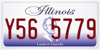 IL license plate Y565779