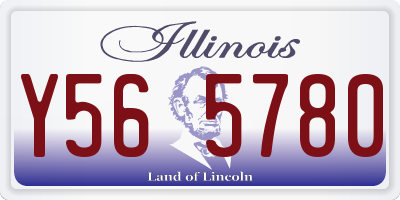 IL license plate Y565780