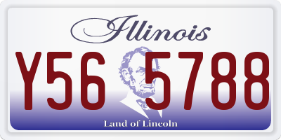 IL license plate Y565788