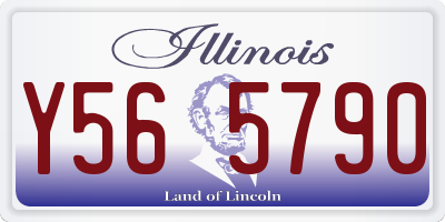 IL license plate Y565790