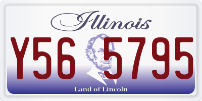IL license plate Y565795