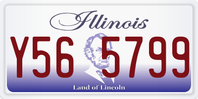 IL license plate Y565799