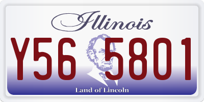 IL license plate Y565801