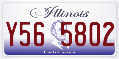 IL license plate Y565802