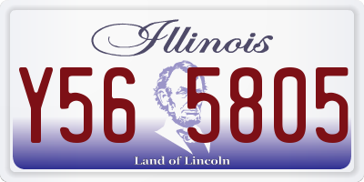 IL license plate Y565805