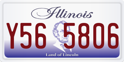 IL license plate Y565806