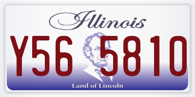 IL license plate Y565810