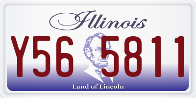 IL license plate Y565811