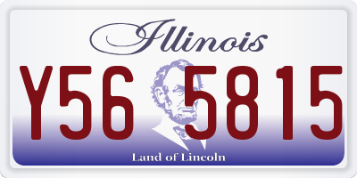 IL license plate Y565815