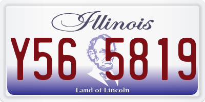 IL license plate Y565819