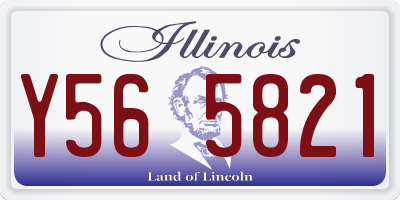 IL license plate Y565821