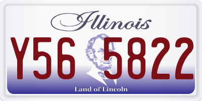 IL license plate Y565822