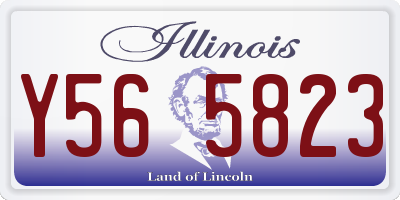 IL license plate Y565823