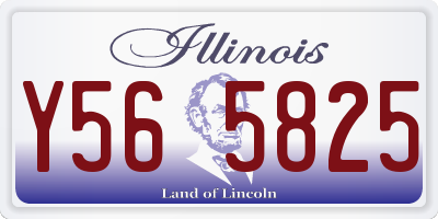 IL license plate Y565825