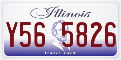 IL license plate Y565826