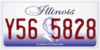 IL license plate Y565828