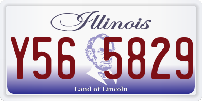 IL license plate Y565829
