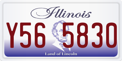 IL license plate Y565830