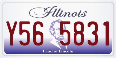 IL license plate Y565831