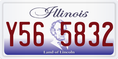 IL license plate Y565832