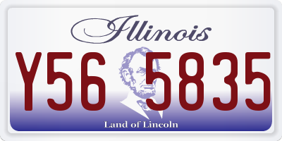 IL license plate Y565835