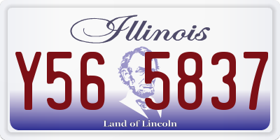 IL license plate Y565837