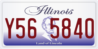 IL license plate Y565840